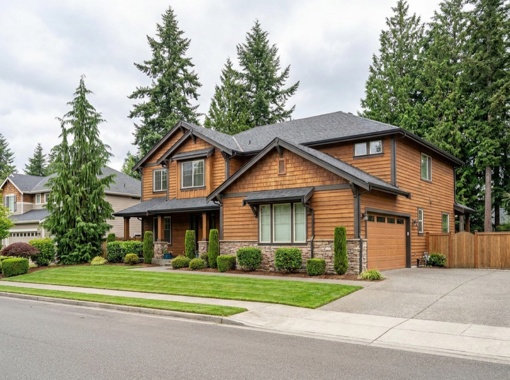 Clean free-flowing gutters and downspout after service in Tacoma